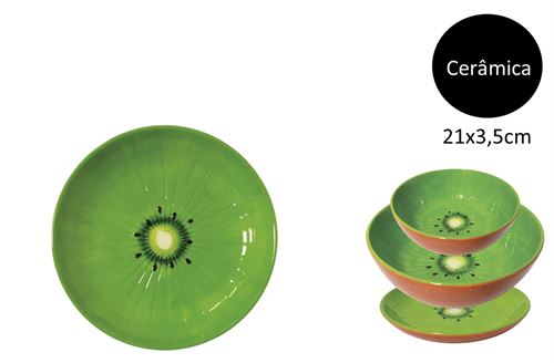 25261 PRATOS DECORATIVOS KIWI