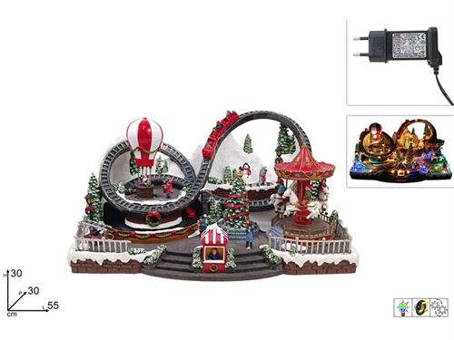 347875 ALDEIA NATAL LUNA PARK 55X30CM