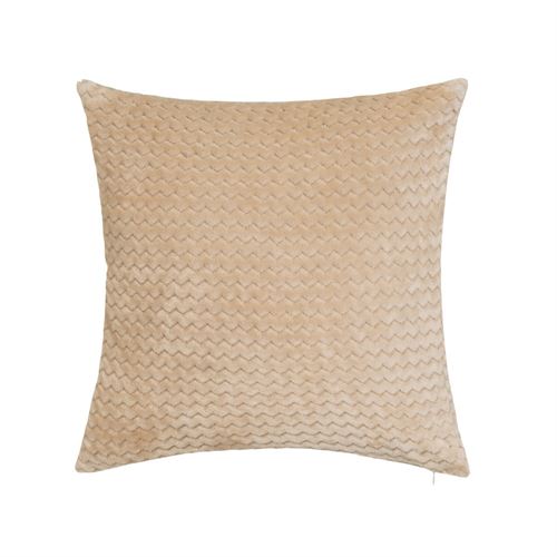 808023 ALMOFADA FLANELA POLIÉSTER CREME 45 X 45 CM