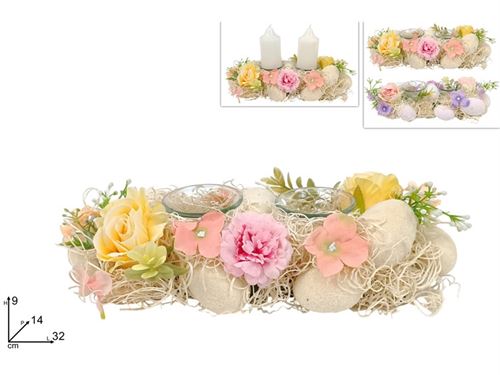 423401 PORTA VELAS PASCOA 30CM