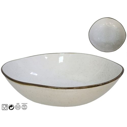 SALADEIRA CERAMICA 2600ML 26CM  - MARESIA