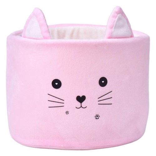 890032 CESTO MULTIUSOS ROSA 22X17CM
