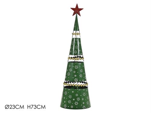 432115 ARVORE METAL DECORATIVA 73CM VERDE