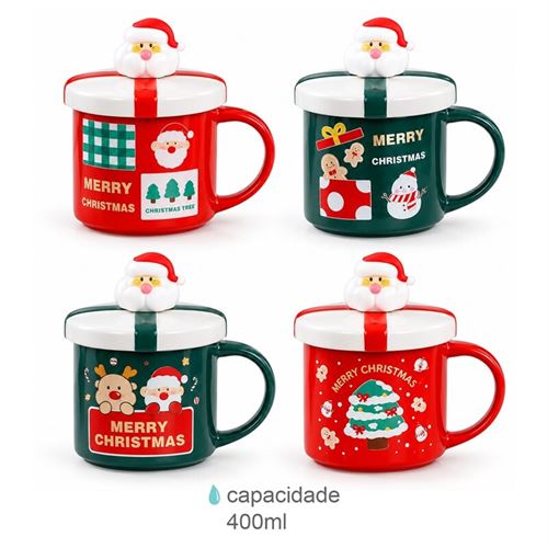 CN-79626 CANECA CERAMICA NATAL 400ML