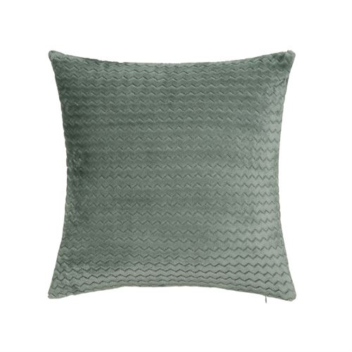 808032 ALMOFADA FLANELA POLIÉSTER TURQUESA 45 X 45 CM