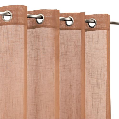 808294 CORTINADO TINGIDO AURA POLIÉSTER ÂMBAR 140 X 260 CM