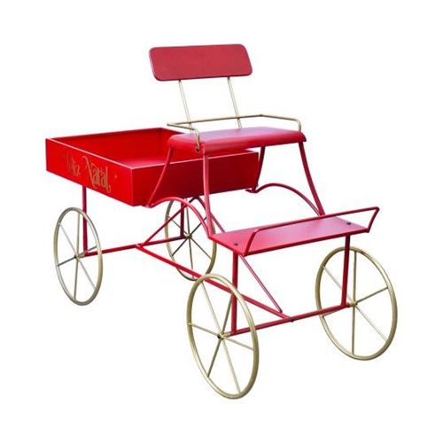 178123 CARRO FLORES DEC NATAL 113X45X85 178-12