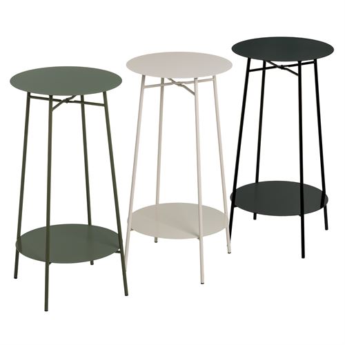 807372 MESA METAL PRETO 30 X 30 X 60 CM