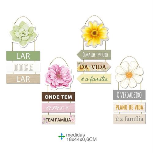 BD-79156 PLACA PAREDE MDF 18X0,06X44CM