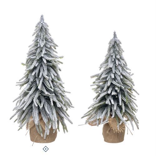 ARVORE NATAL JUTA COM NEVE 52CM