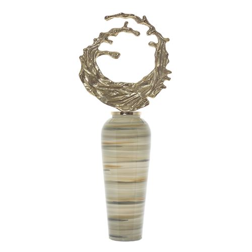 32856 POTE VIDRO ALUMINIO HAMPTON C 33,50 L 19,00 A 84,00