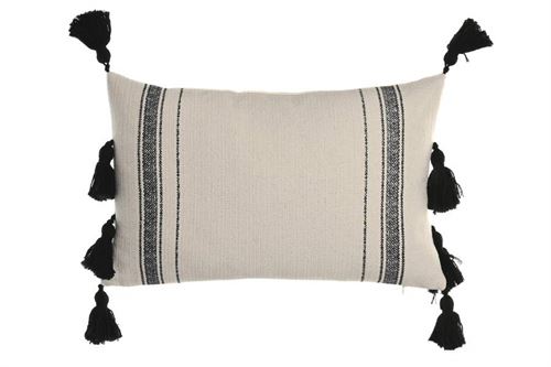 TX-223198 ALMOFADA POLIESTER 50X30 380GR BORLAS BRANCO