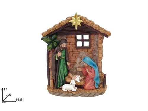 352947 PRESEPIO NATAL 17CM