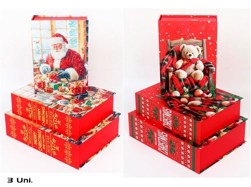 674537 CX CARTAO SET 3 22X8X29,5CM