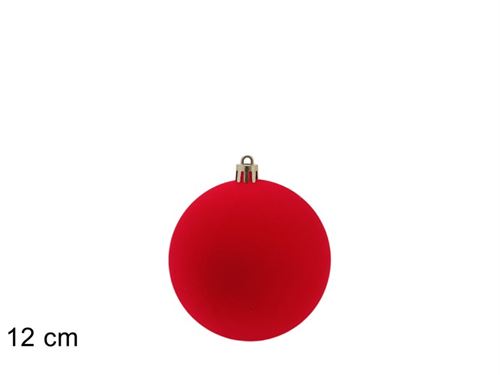 389707 BOLA 12CM VERMELHA