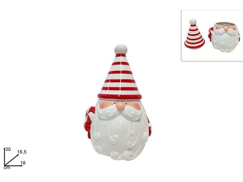 265964 FRASCO CERAMICA 30CM PAI NATAL