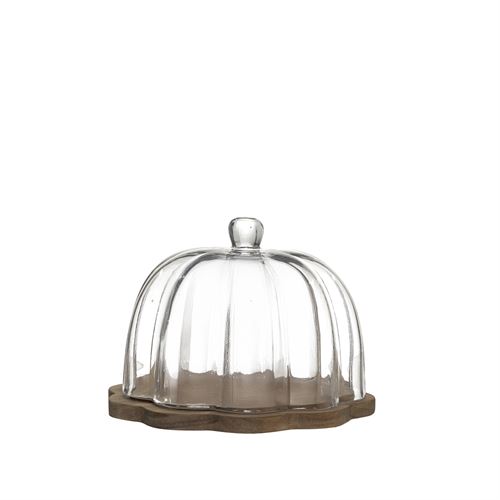 31800 BOLEIRA BASE MADEIRA TAMPA VIDRO C 26,50 L 26,50 A 18,00