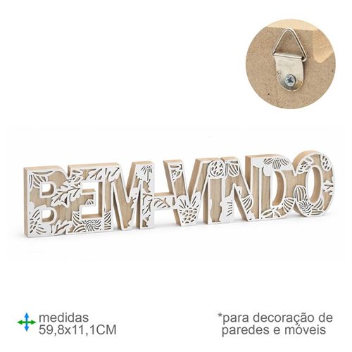 BD-79541 PALAVRA DECORAÇAO MDF 59,8X11,1