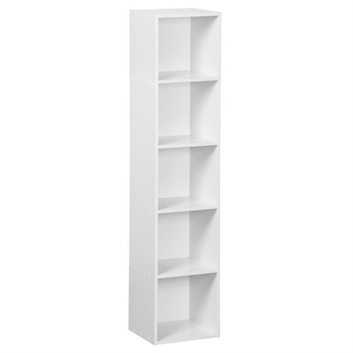 806961 ESTANTES 5 PRATELEIRAS CUBE PB BRANCO 30 X 24 X 132 CM