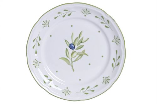 PC-228495 PRATO SOBREMESA 20CM AZEITONA