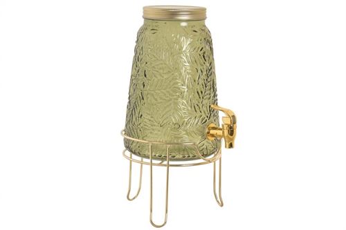 PC-223658 DISPENSADOR BEBIDAS VIDRO 19,3X19,3X36 3,3L